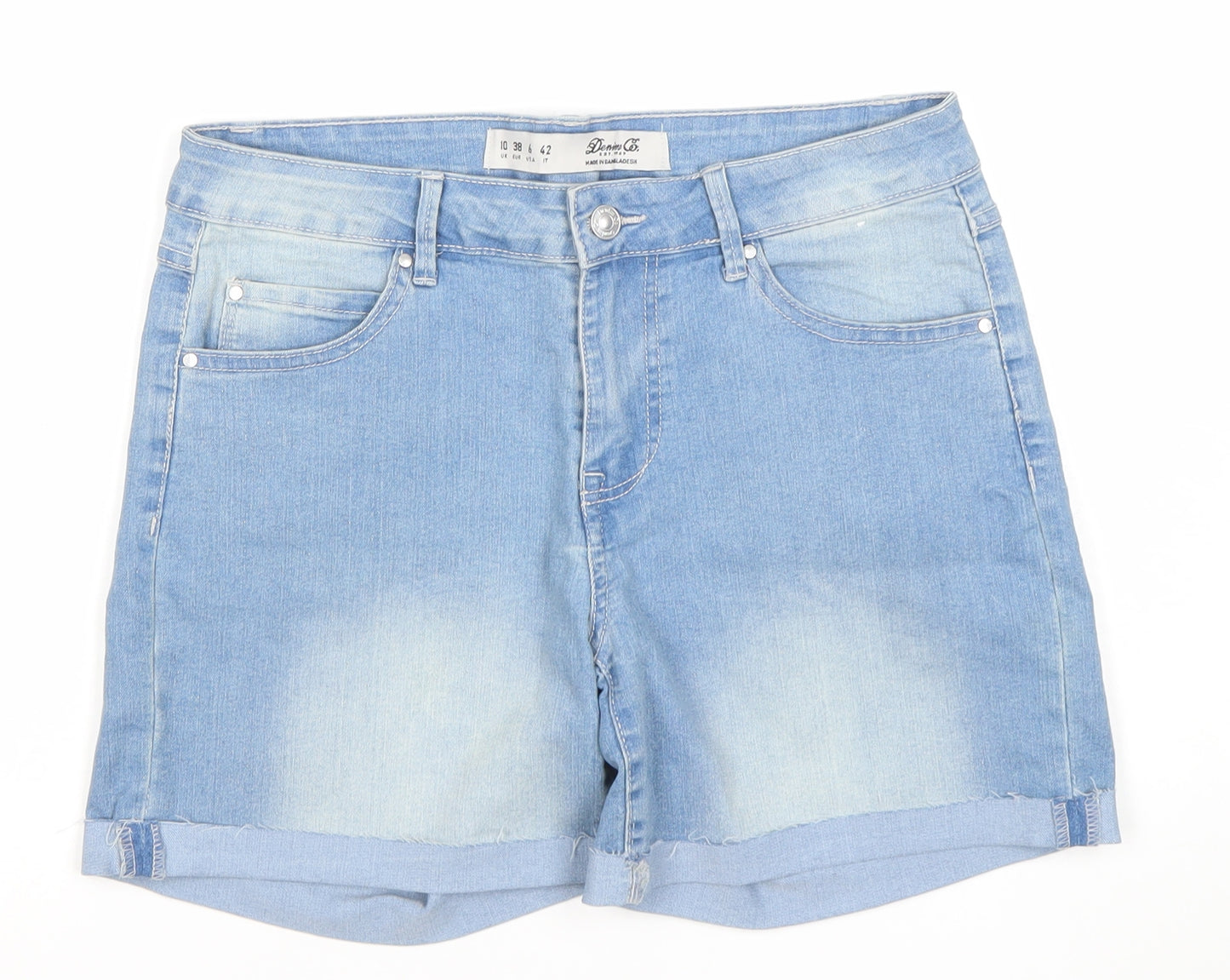 Bonnie Co Women’s Blue Denim Bermuda Shorts Size 10 Regular Fit