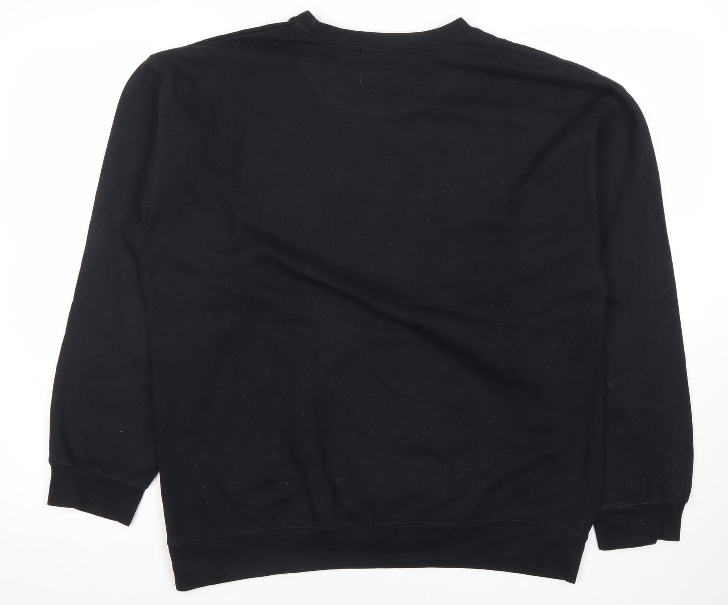 boohooMAN Men’s Black Graphic Print New York Sweatshirt Size M