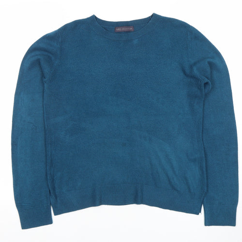 Marks and Spencer Women’s Blue Size 12 Crew Neck Jumper