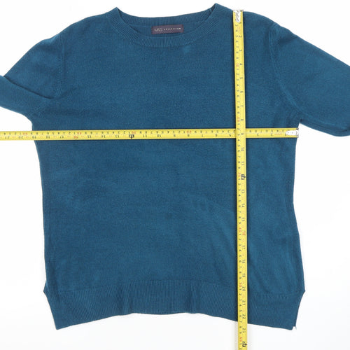 Marks and Spencer Women’s Blue Size 12 Crew Neck Jumper