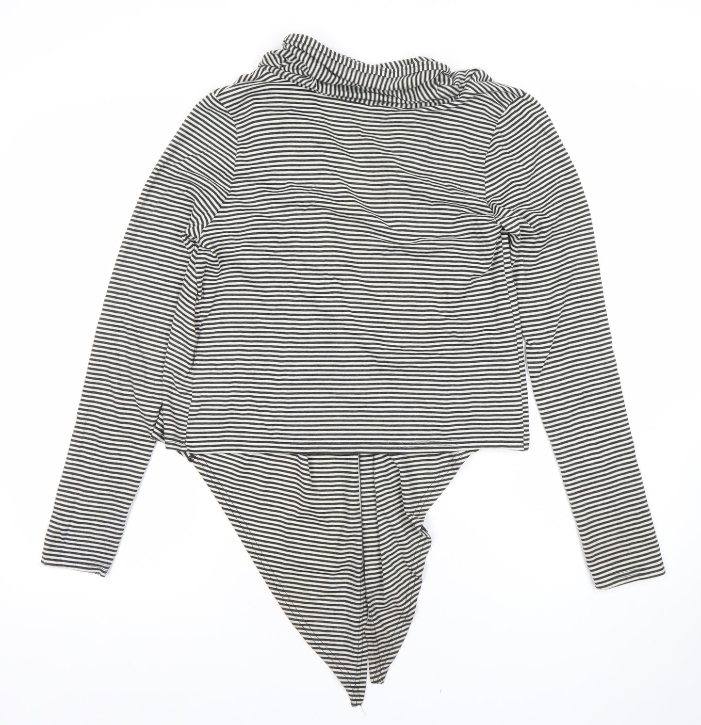 Dorothy Perkins Women’s Black Stripe Cardigan Size 10 UK Long Sleeve