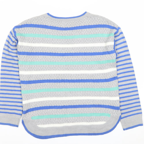 Marks and Spencer Women’s Multicoloured Striped Jumper UK 14