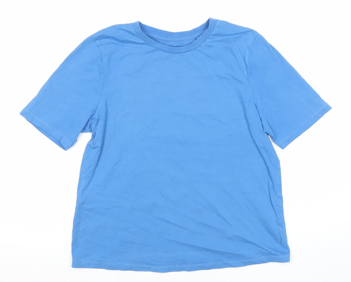 Boden Men's Blue Cotton Crew Neck Short Sleeve T-Shirt Size S