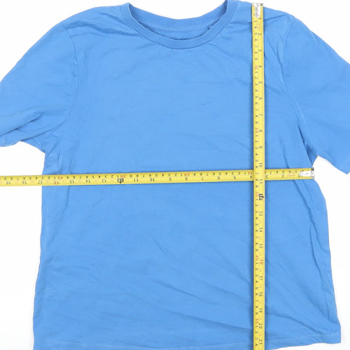 Boden Men's Blue Cotton Crew Neck Short Sleeve T-Shirt Size S
