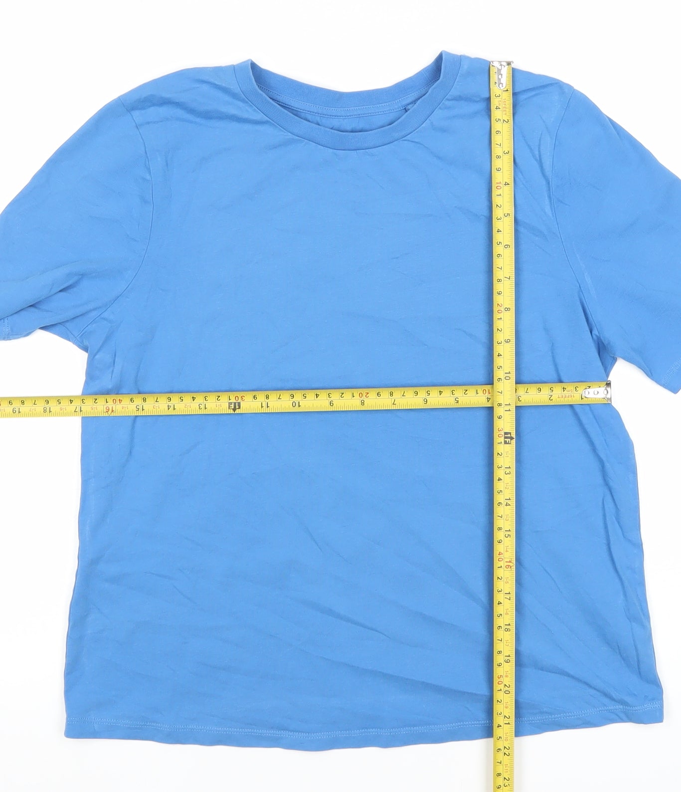 Boden Men's Blue Cotton Crew Neck Short Sleeve T-Shirt Size S