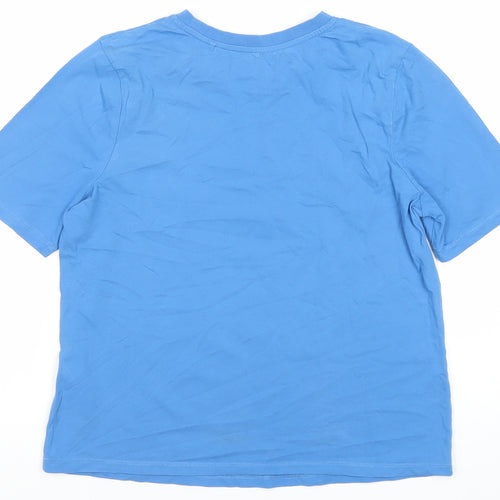 Boden Men's Blue Cotton Crew Neck Short Sleeve T-Shirt Size S