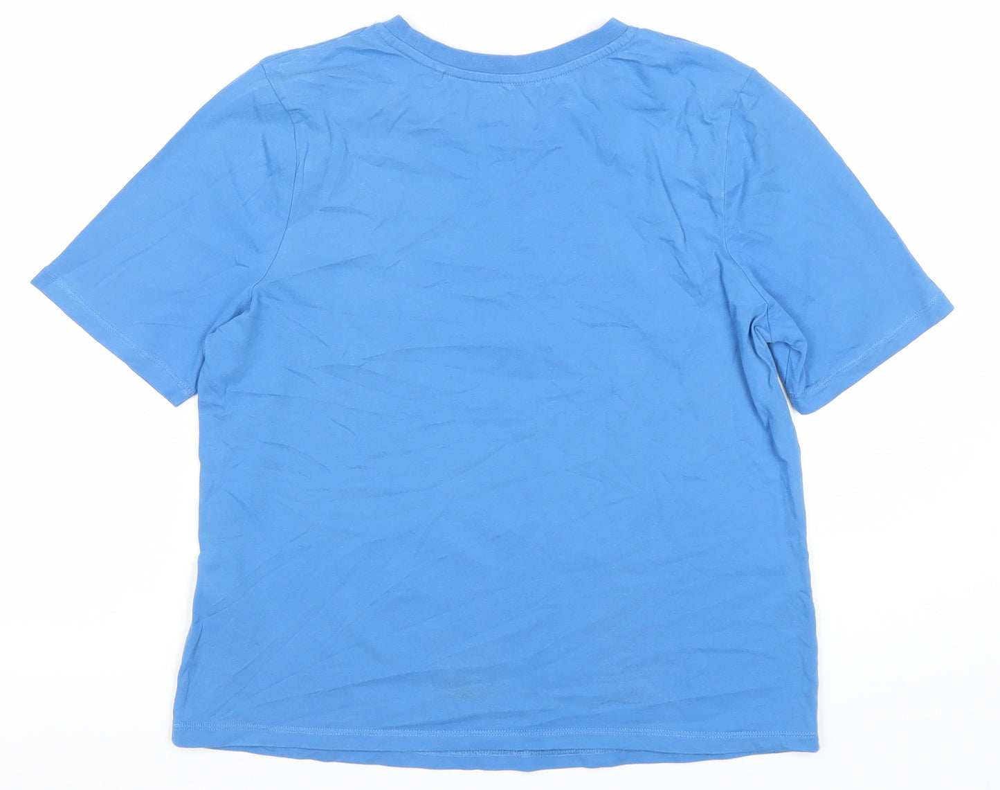 Boden Men's Blue Cotton Crew Neck Short Sleeve T-Shirt Size S