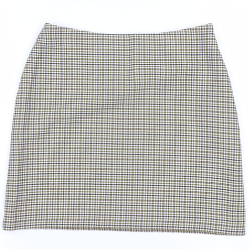 Hennes Collection H&M Women’s Multicoloured Check Pencil Skirt Size 8