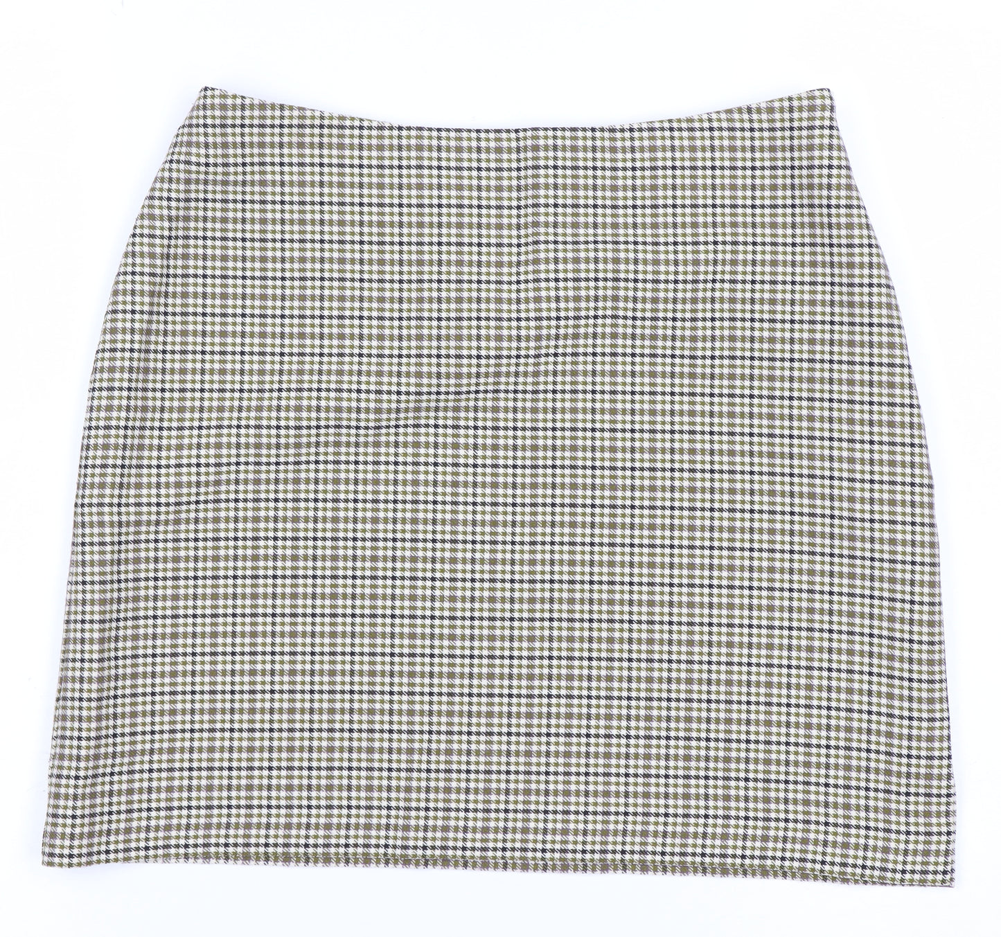 Hennes Collection H&M Women’s Multicoloured Check Pencil Skirt Size 8