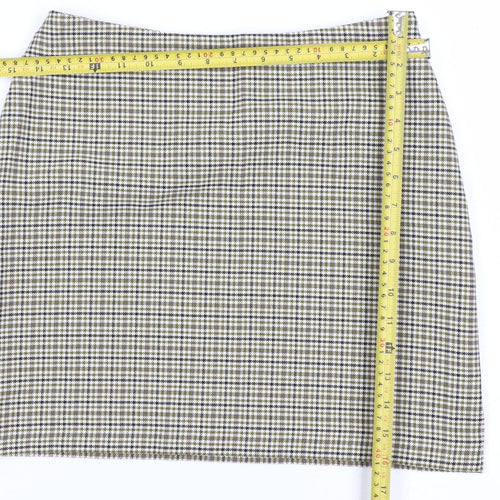 Hennes Collection H&M Women’s Multicoloured Check Pencil Skirt Size 8