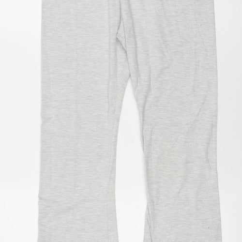 Stradivarius Women’s Grey Leggings Slim Fit Size 8 Jersey Stretch