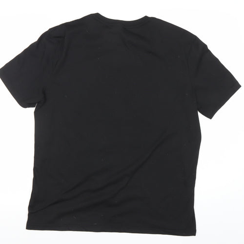 ROMWE Women’s Black Graphic Racing Car Print T-Shirt Size 22