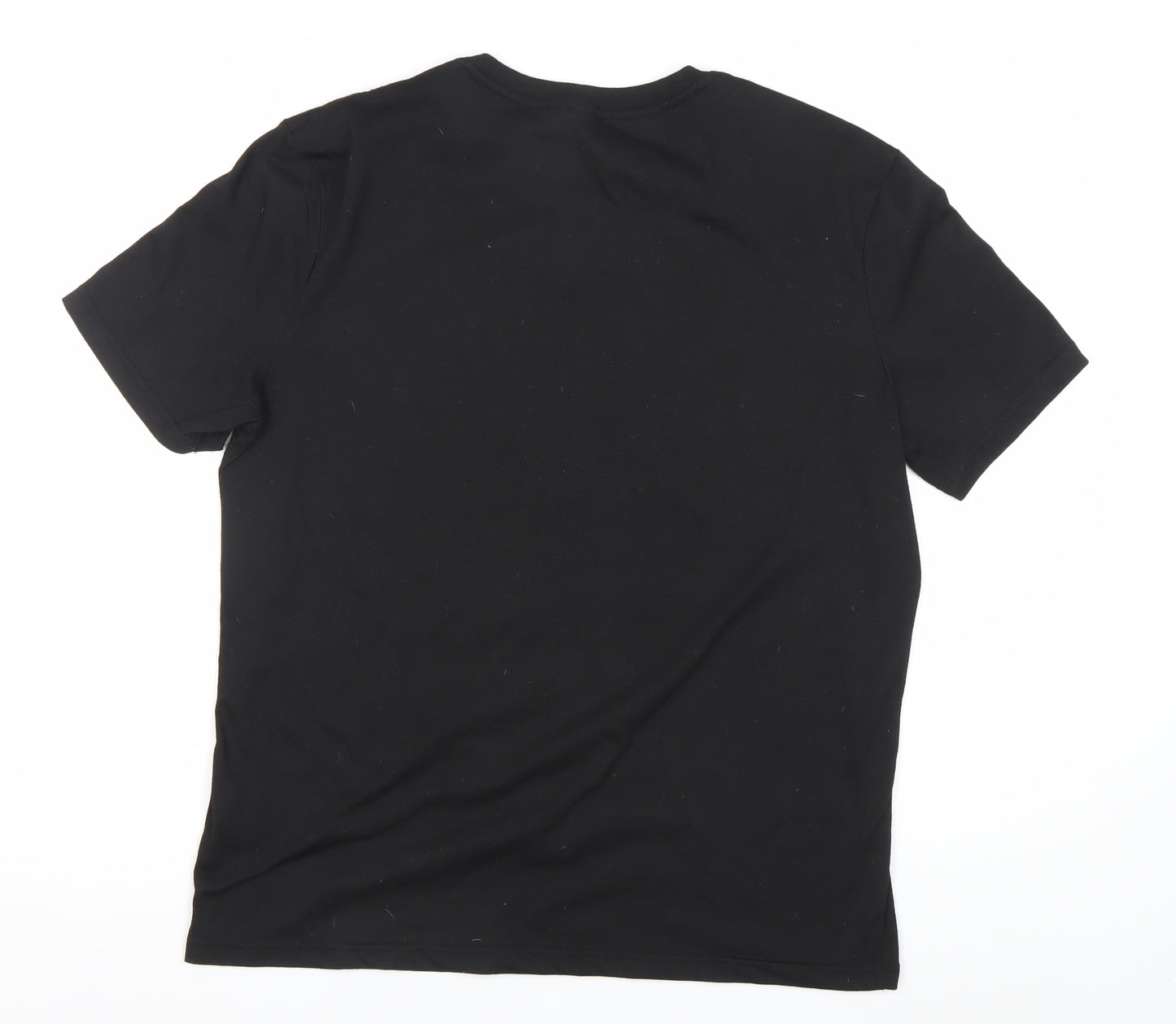 ROMWE Women’s Black Graphic Racing Car Print T-Shirt Size 22