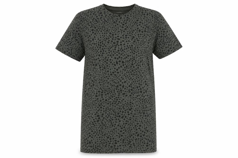 ASOS Women’s Green Animal Print UK 4 T-Shirt Dress Casual Summer