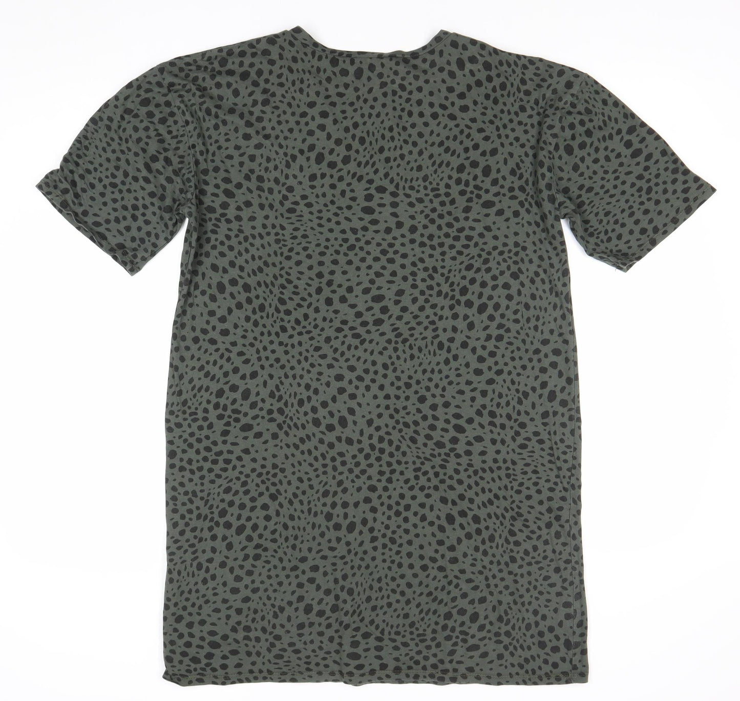 ASOS Women’s Green Animal Print UK 4 T-Shirt Dress Casual Summer