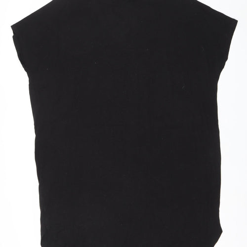 Monki Womens Black XS T-Shirt Dress Short Sleeve Casual