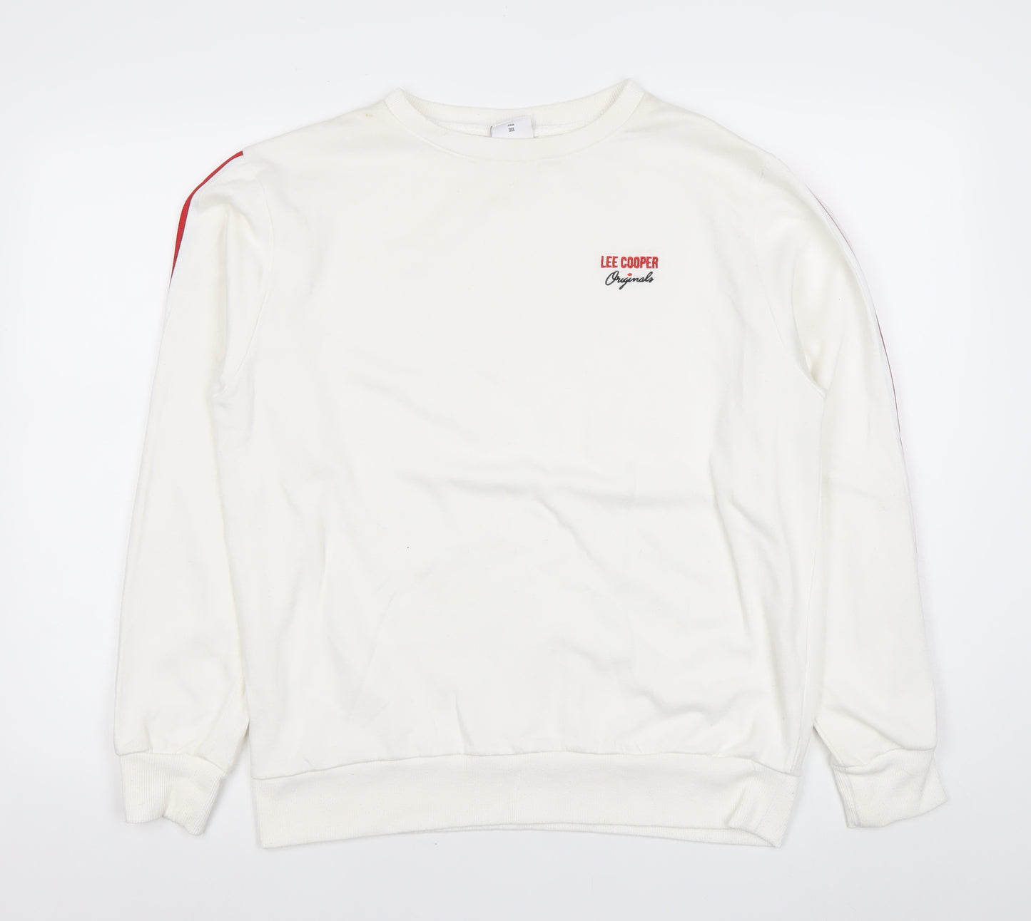 Lee Cooper Women’s White Crew Neck Sweatshirt UK 18