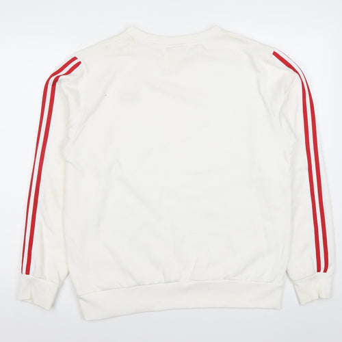 Lee Cooper Women’s White Crew Neck Sweatshirt UK 18