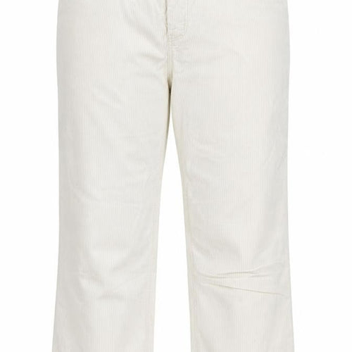 Diverse Women Beige Striped Straight Jeans Size 14 Cotton