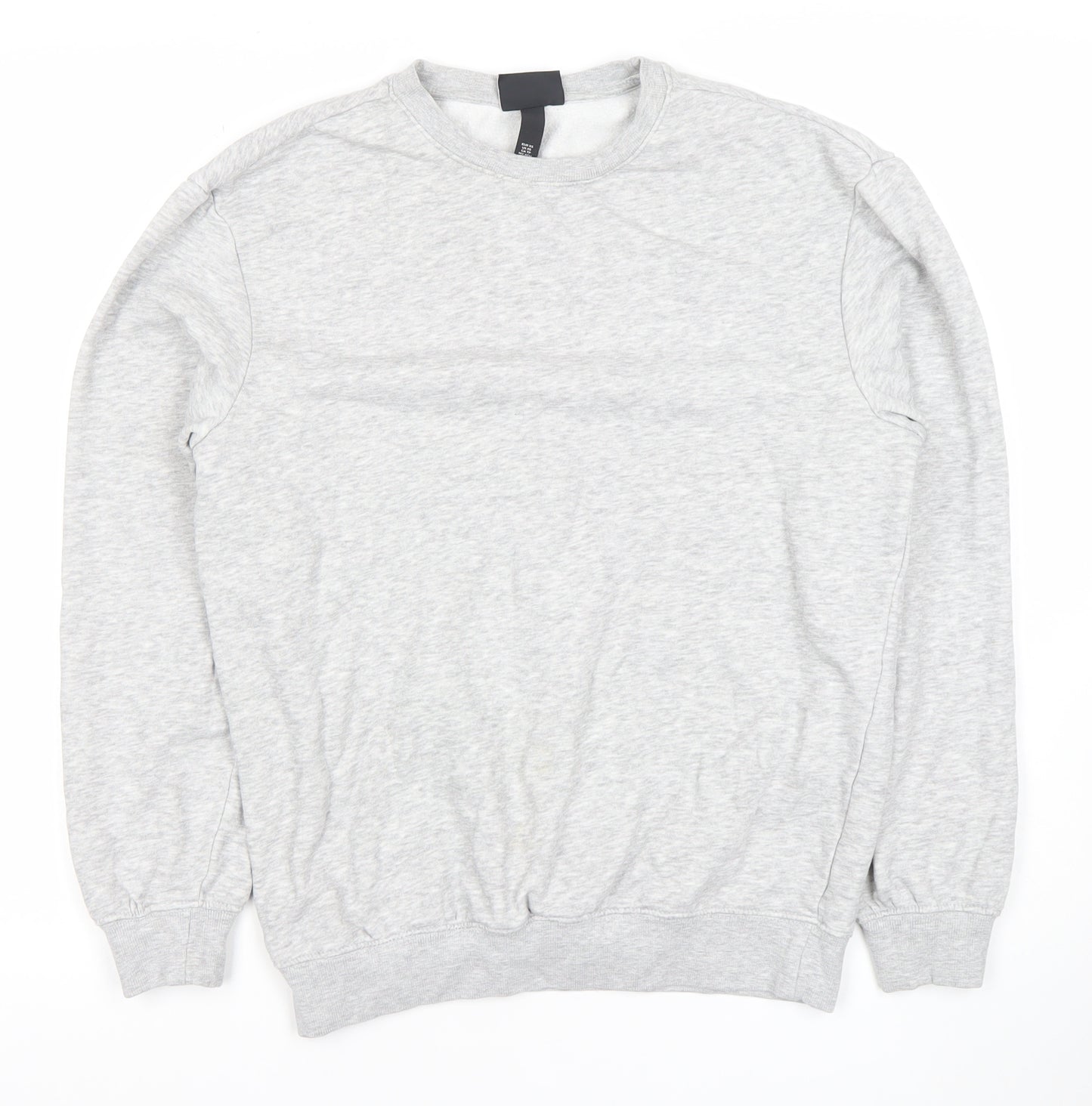 H&M Womens Grey XS Relaxed Fit Sweatshirt Pullover Crew Neck