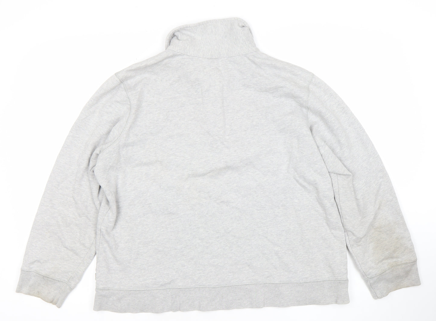 Old Navy Women’s Grey XL Quarter Zip Sweatshirt Cotton Blend