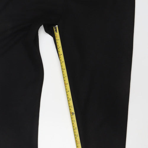 Gallery Womens Black Size 16 Slim Fit Stretch Leggings