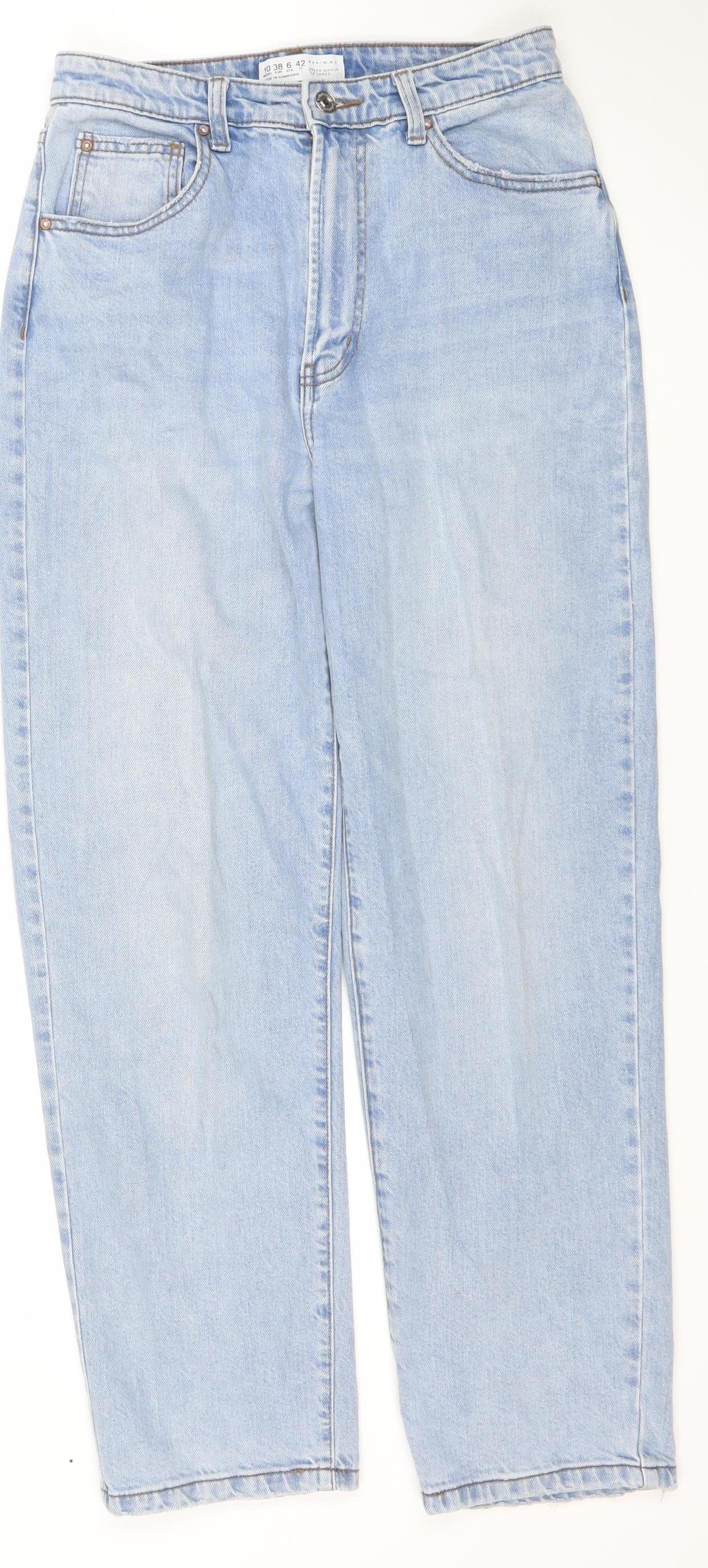 Primark Women’s Blue Size 10 Straight Leg Denim Jeans