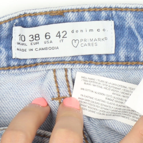 Primark Women’s Blue Size 10 Straight Leg Denim Jeans
