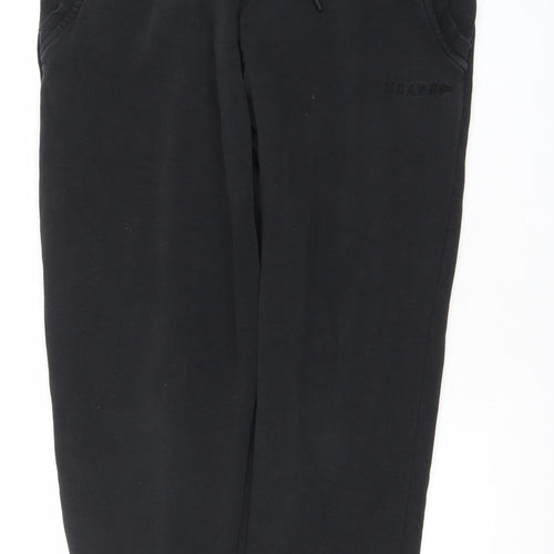 USA Pro Women Black Jogger Sweatpants Size M Cotton Blend