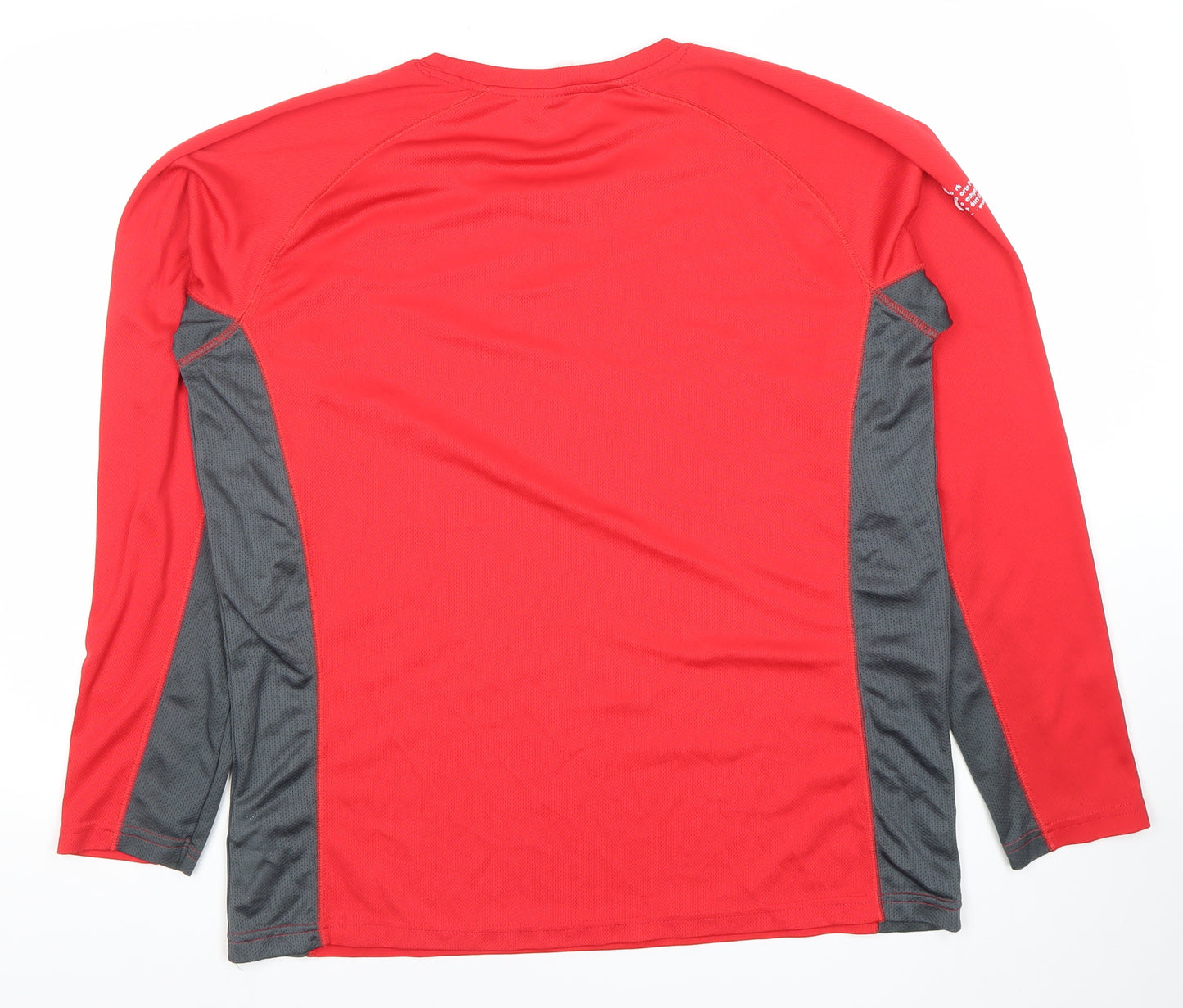 Roly Men’s Red XL Rebel Run Long Sleeve Jersey Activewear T-Shirt