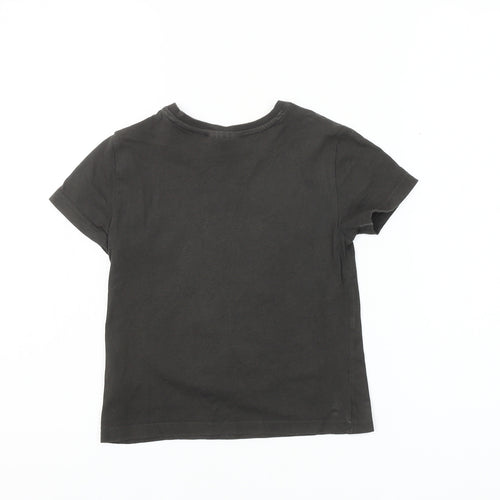 Pokémon Boys Black Psyduck Graphic T-Shirt 4-5 Years Short Sleeve