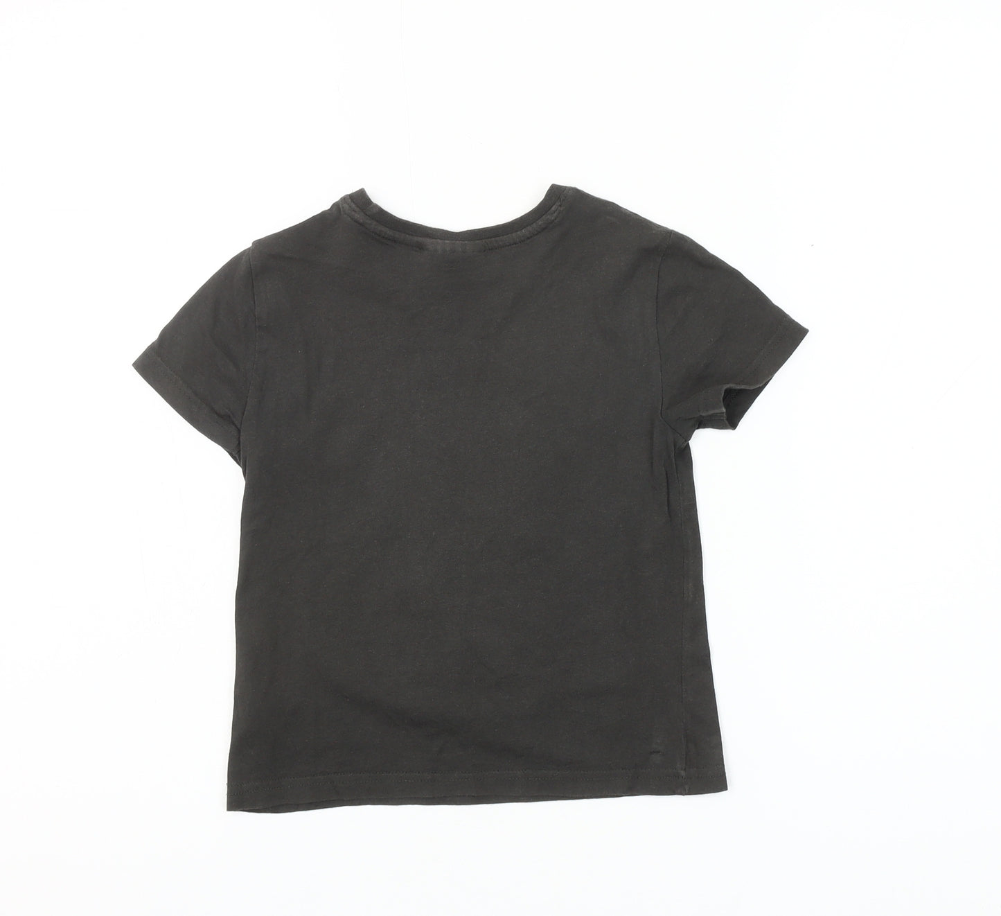 Pokémon Boys Black Psyduck Graphic T-Shirt 4-5 Years Short Sleeve