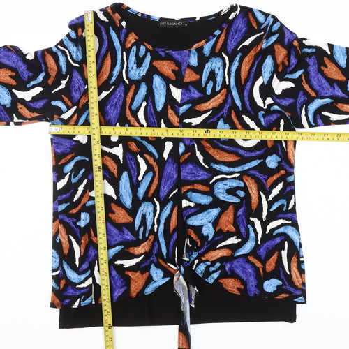 Just Elegance Womens Multicoloured Size 14 Tunic Blouse 3/4 Sleeve