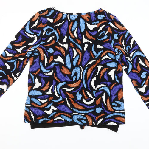 Just Elegance Womens Multicoloured Size 14 Tunic Blouse 3/4 Sleeve