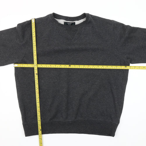 Dunnes Men’s Grey Sweatshirt L Crew Neck Pullover Fleece