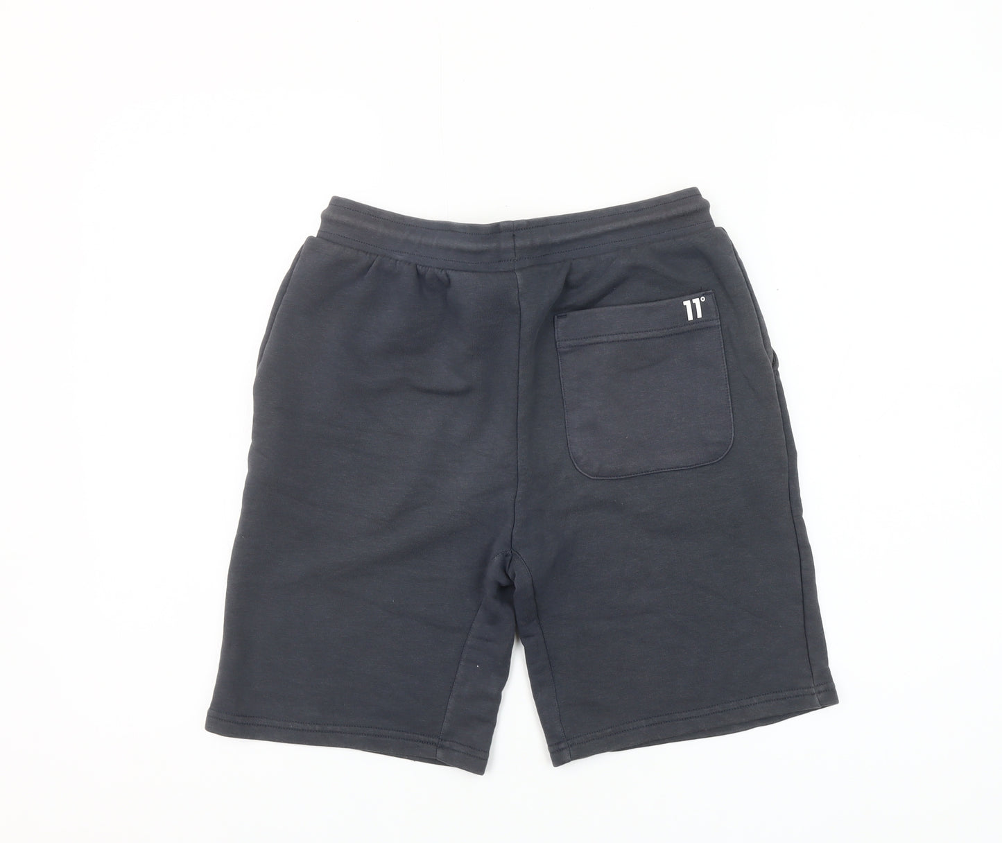 11 Degrees Boys Grey XS Sweat Shorts with Drawstring Waist & Pockets