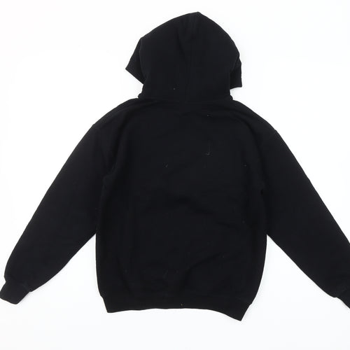 Gildan Girls Black Hoodie M Pullover Lexus IS200 Graphic Print Car Motif
