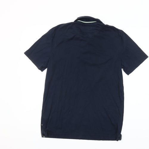 Ted Baker Men’s Blue Slim Fit Polo Shirt Size S Cotton Casual