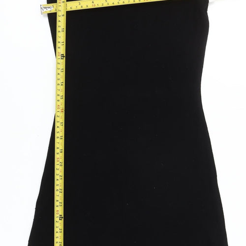 ASOS DESIGN Petite Black T-Shirt Dress Women’s Size 4 Mini