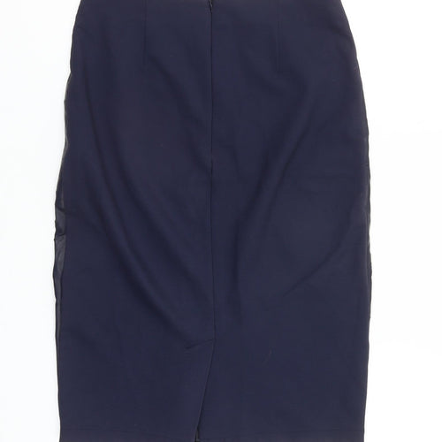 Part Two Women’s Black Faux Leather Pencil Skirt Size 8 Workwear