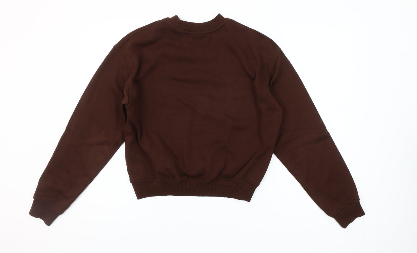 H&M Women’s Brown Portland Graphic Pullover Sweatshirt S