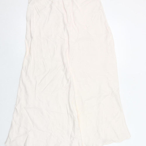 Gallery Women’s Ivory Long Straight Skirt Size 10 Lightweight