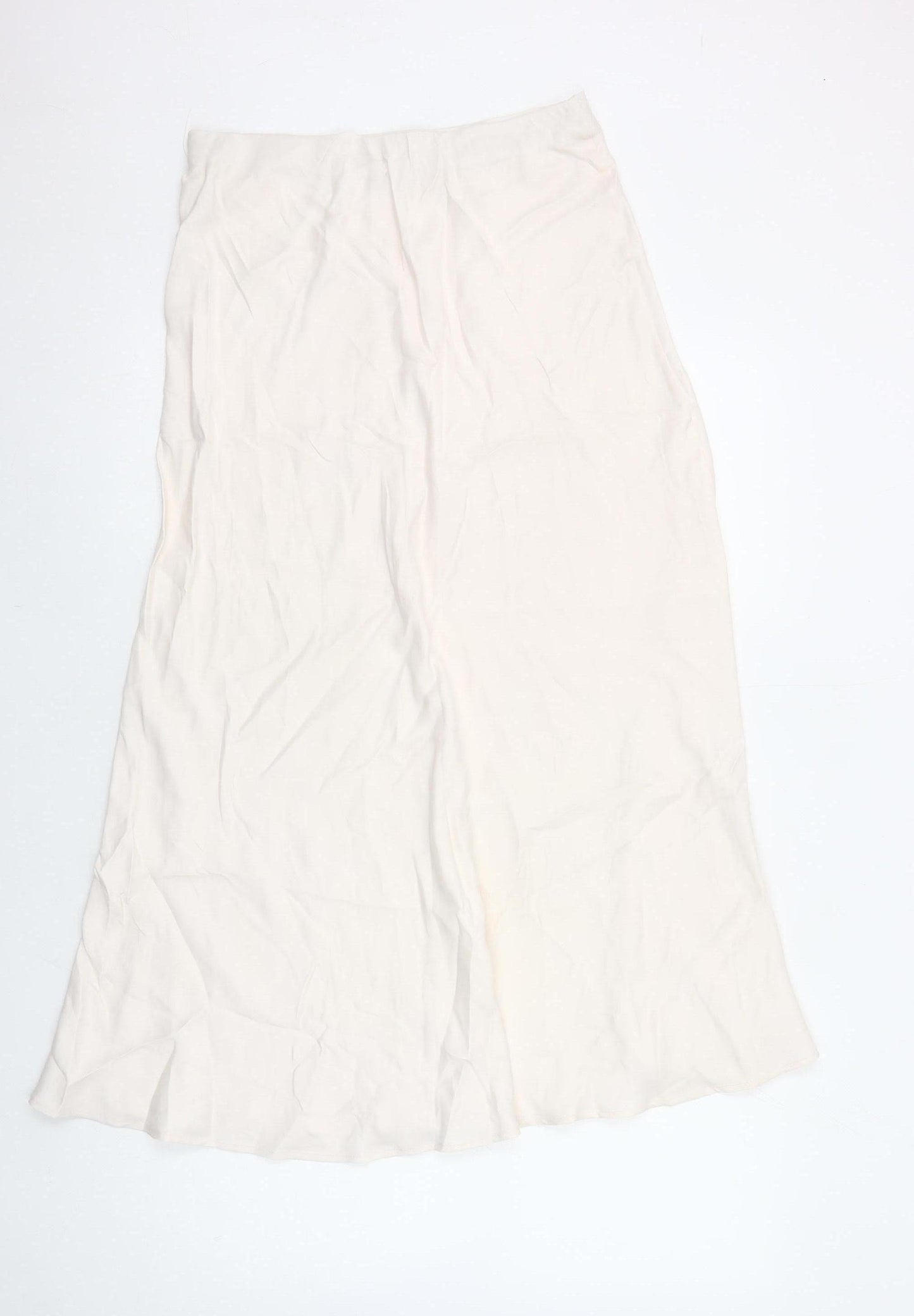 Gallery Women’s Ivory Long Straight Skirt Size 10 Lightweight