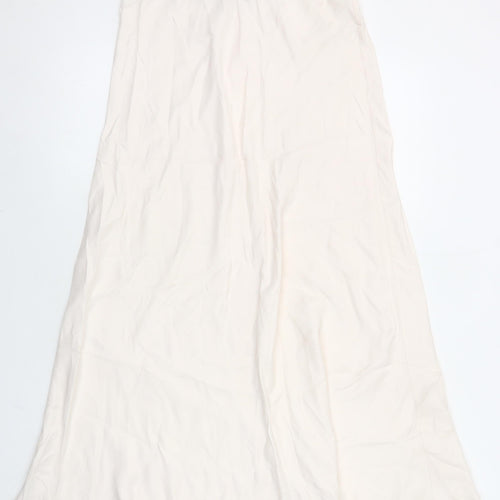 Gallery Women’s Ivory Long Straight Skirt Size 10 Lightweight