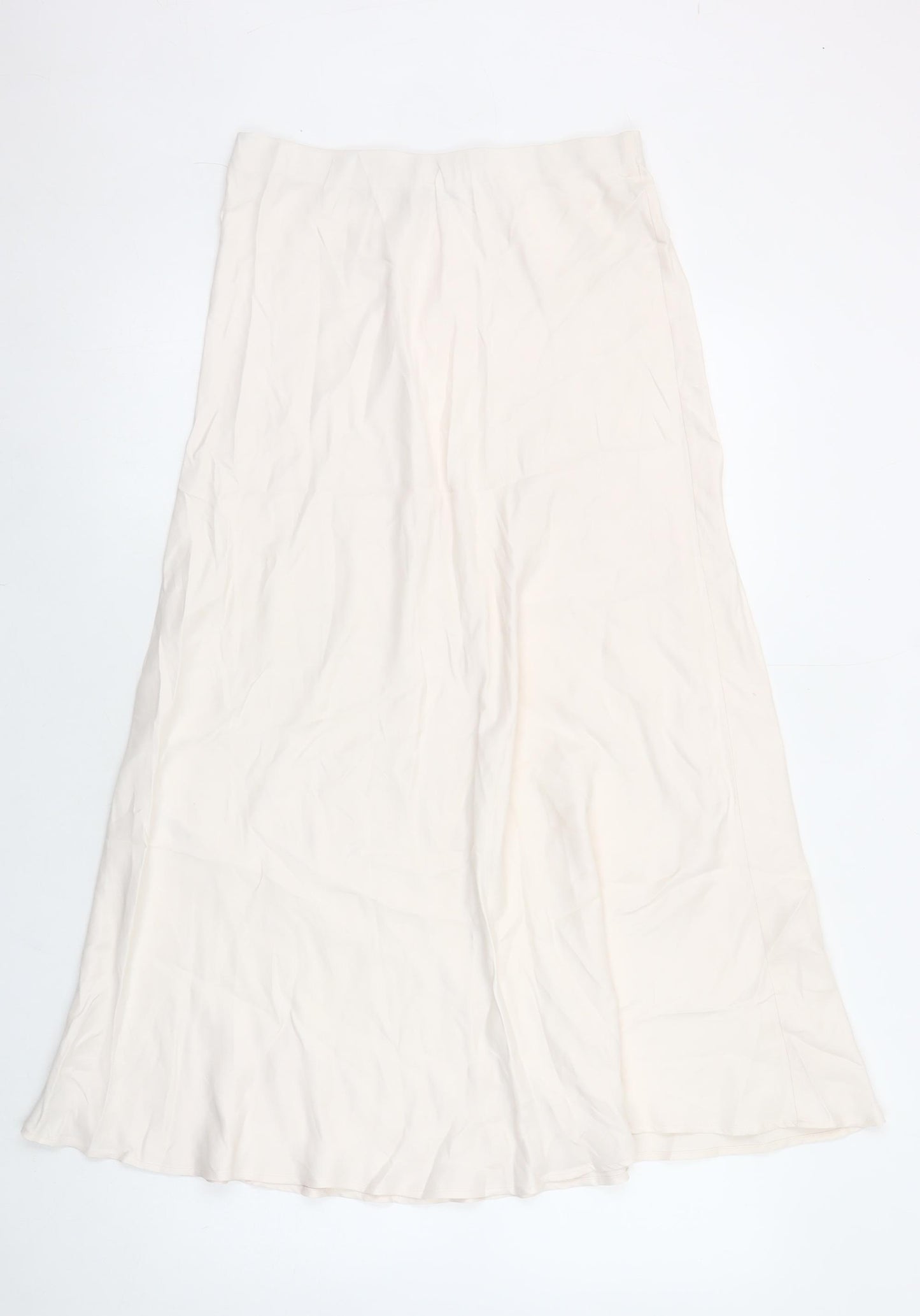 Gallery Women’s Ivory Long Straight Skirt Size 10 Lightweight