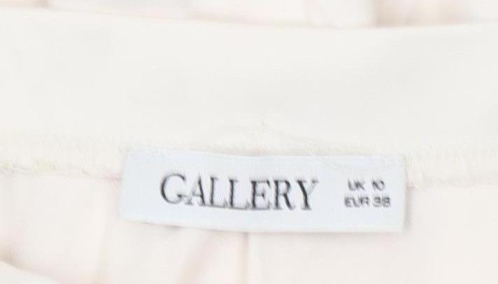 Gallery Women’s Ivory Long Straight Skirt Size 10 Lightweight