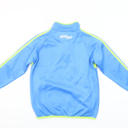 O'Neills Boys Blue 1/4 Zip Sports Sweatshirt Size 2 Years Polyester