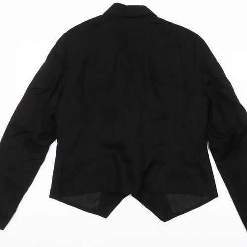 Street One Womens Black Size 16 Shawl Lapel Blazer Jacket