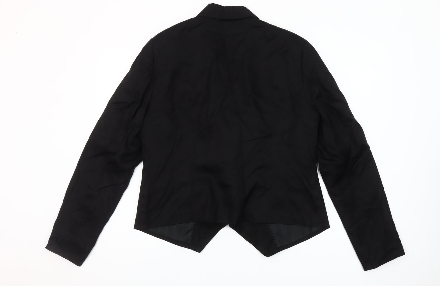 Street One Womens Black Size 16 Shawl Lapel Blazer Jacket