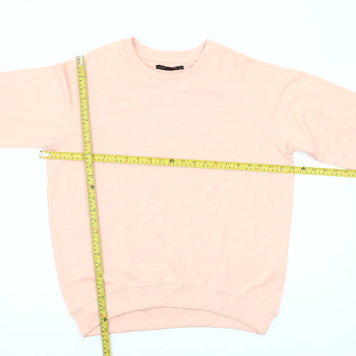 Lefties Women Pink Size 14 Pullover Sweatshirt Cotton Blend
